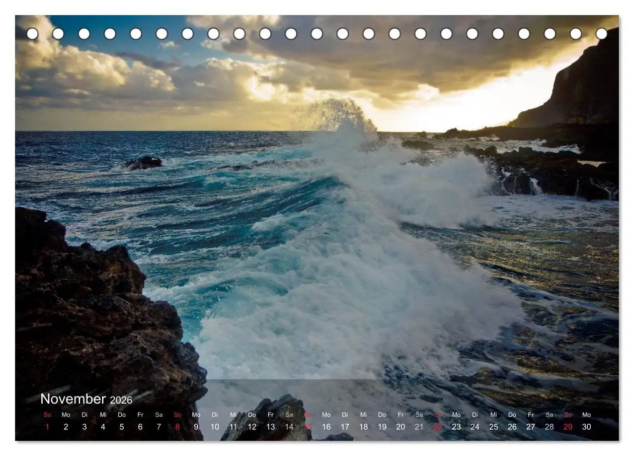Bild: 9783516111767 | La Palma (Tischkalender 2026 DIN A5 quer), CALVENDO Monatskalender