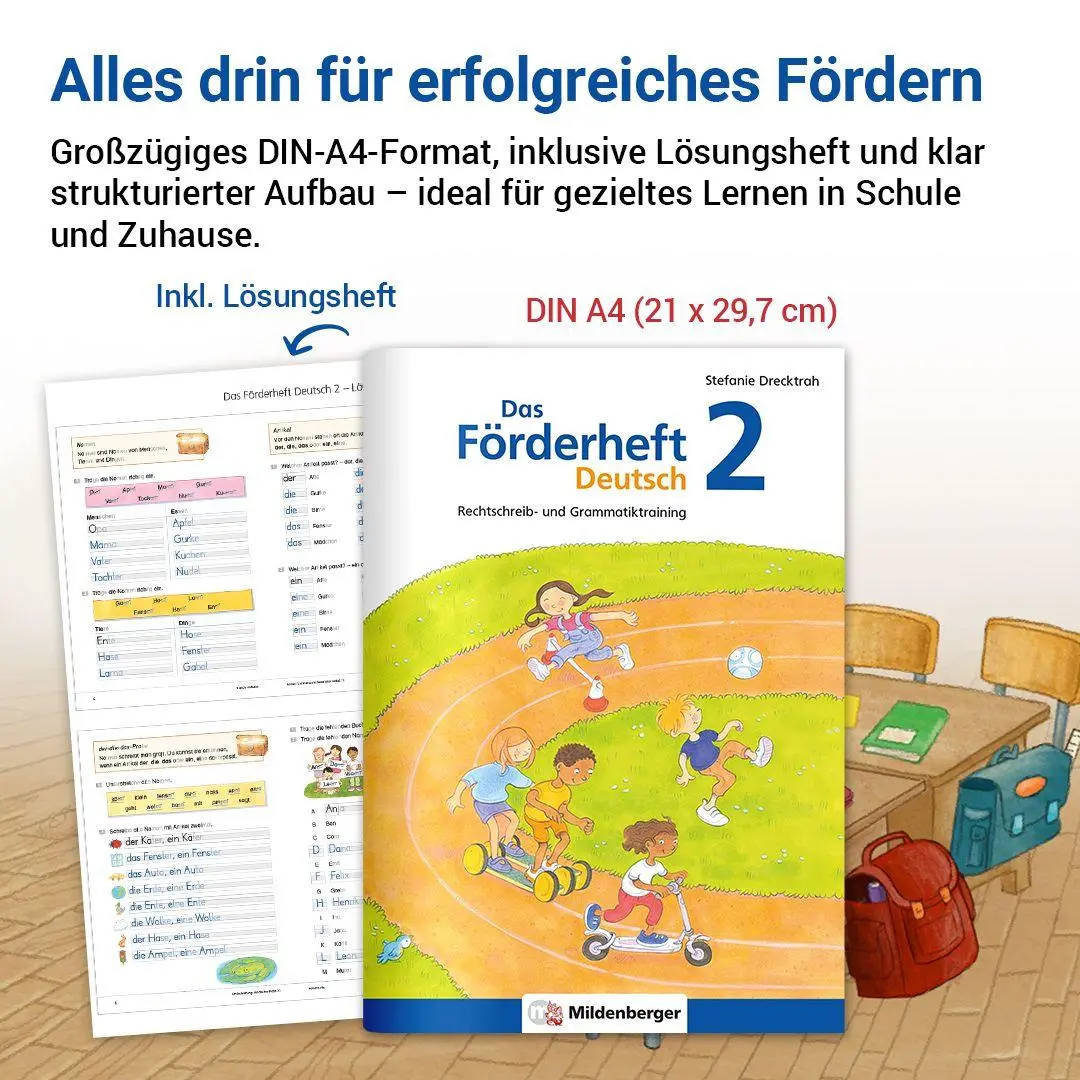 Bild: 9783619241767 | Das Förderheft Deutsch 2 | Rechtschreib- und Grammatiktraining | 64 S.