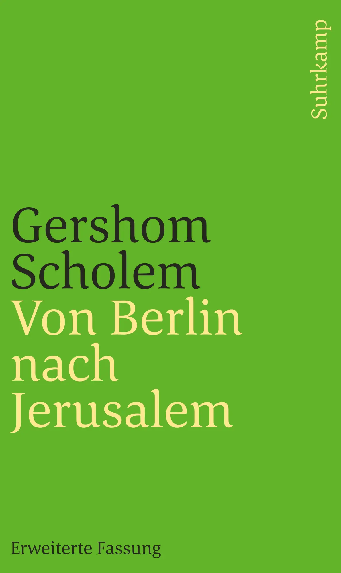 Cover: 9783633241767 | Von Berlin nach Jerusalem | Jugenderinnerungen. Erweiterte Fassung