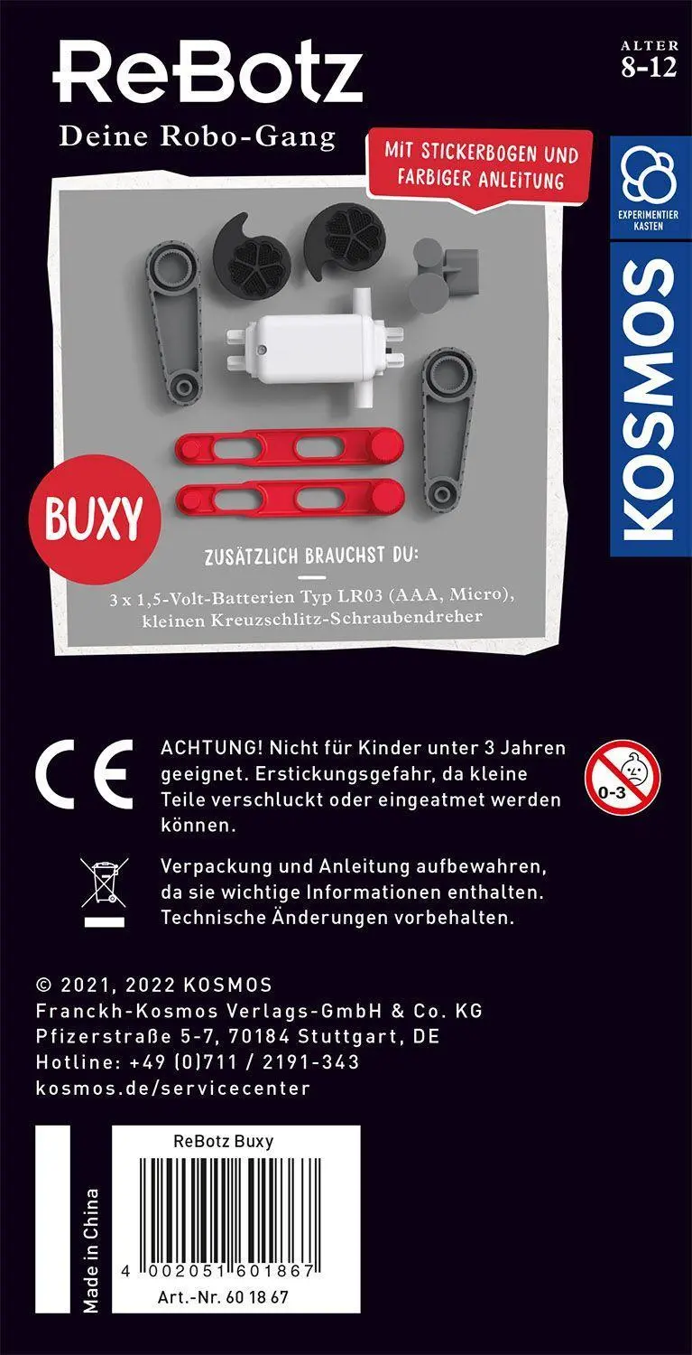 Bild: 4002051601867 | ReBotz - Buxy der Jumping-Bot | Experimentierkasten | Spiel | 601867