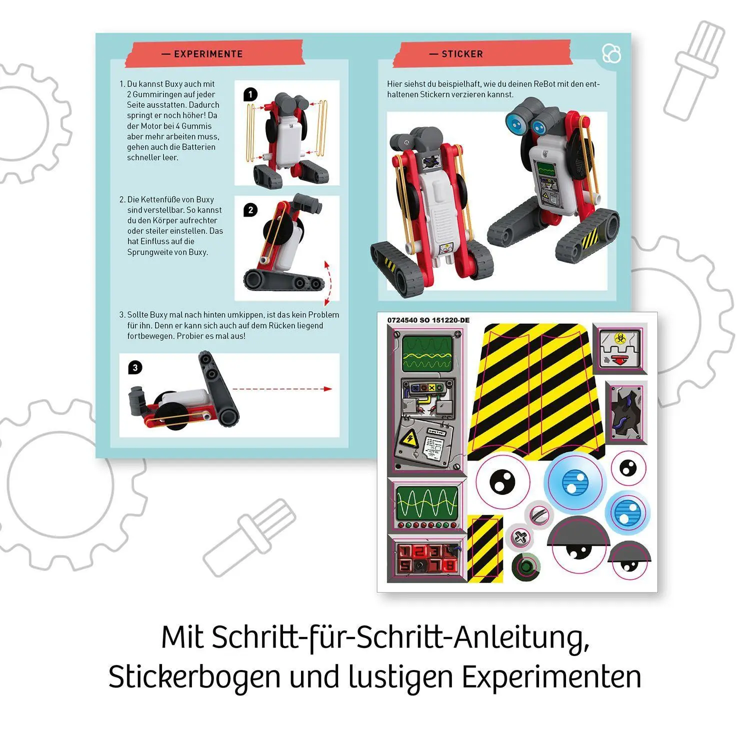 Bild: 4002051601867 | ReBotz - Buxy der Jumping-Bot | Experimentierkasten | Spiel | 601867
