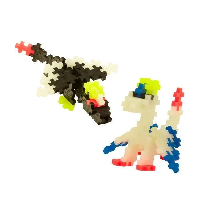 Bild: 5710409111867 | PLUS PLUS - 100 Kreativ Bausteine Nacht Drache | 9604377 | Deutsch