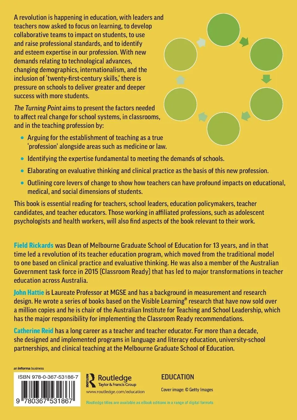 Rückseite: 9780367531867 | The Turning Point for the Teaching Profession | Field Rickards (u. a.)