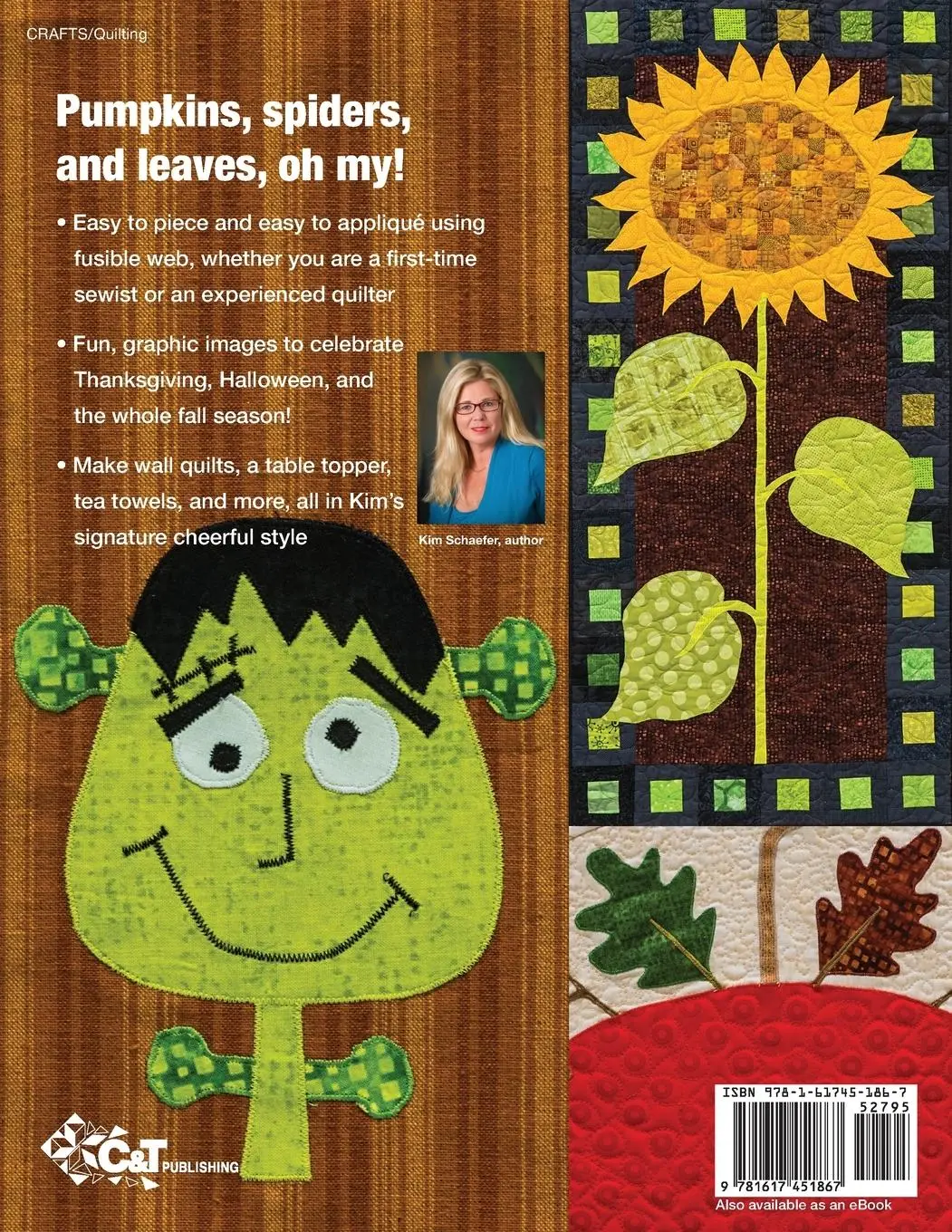 Rückseite: 9781617451867 | Festive Fall Quilts - Print-On-Demand Edition | Kim Schaefer | Buch