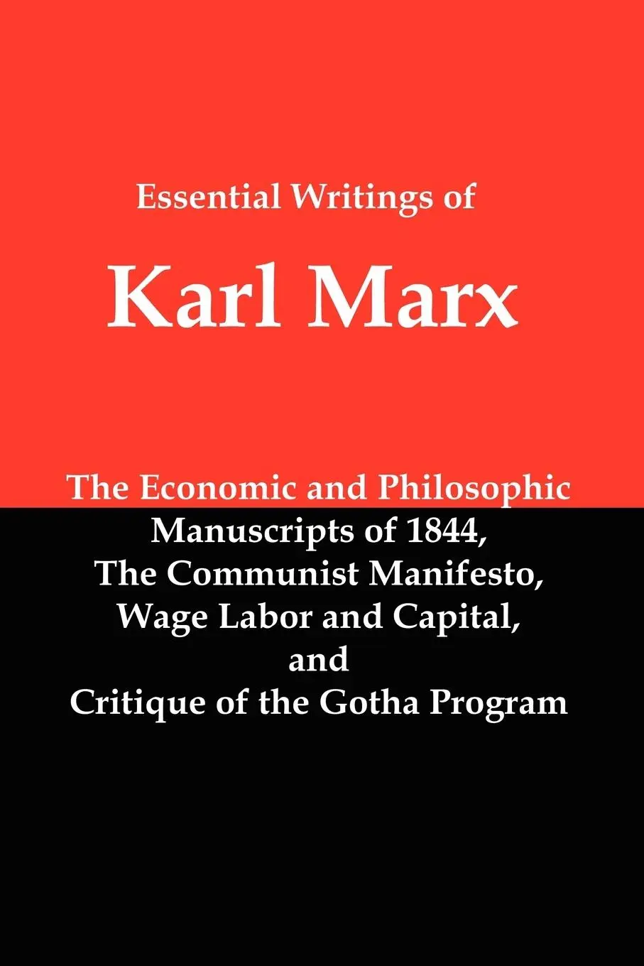 Cover: 9781934941867 | Essential Writings of Karl Marx: Economic and Philosophic...
