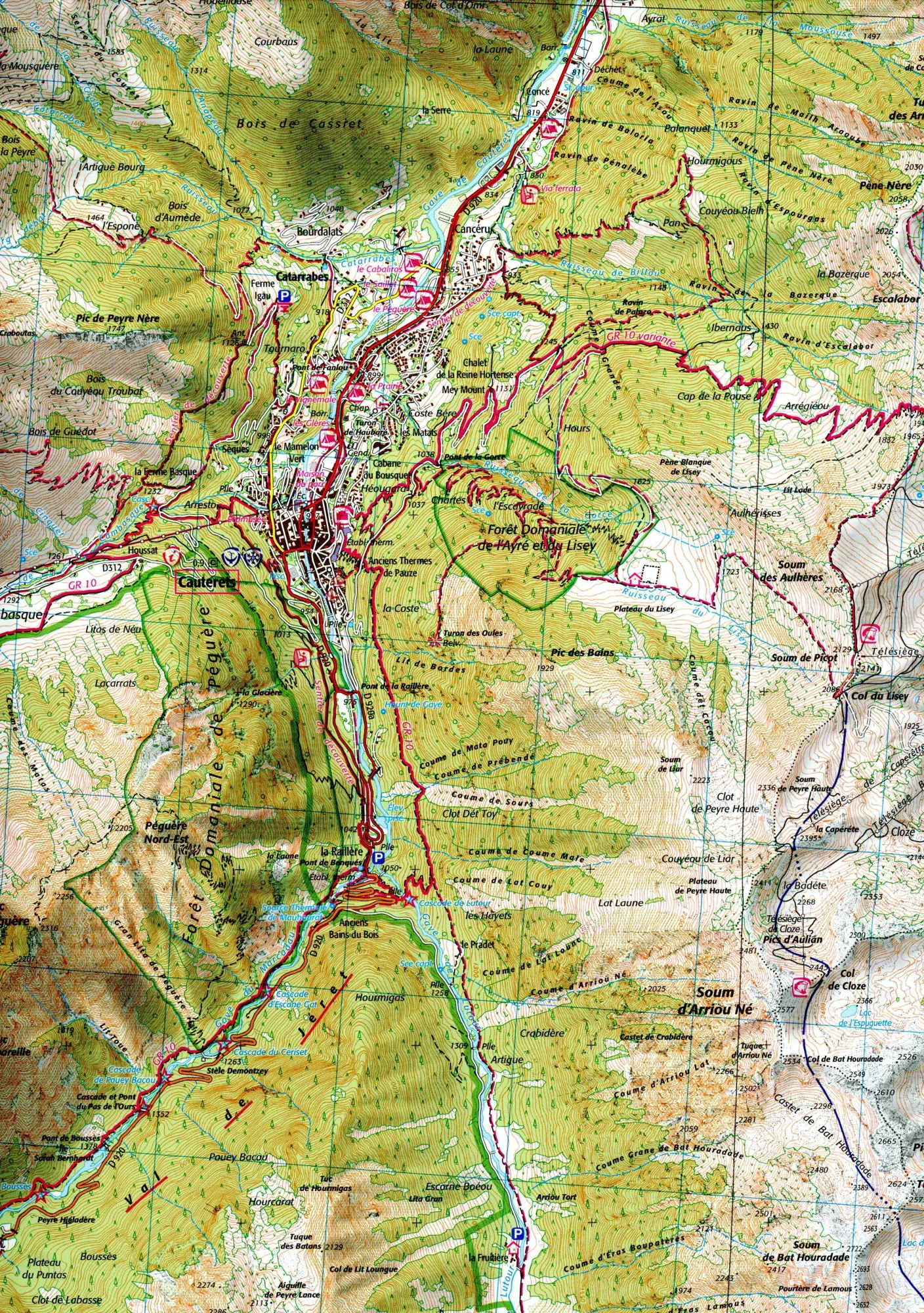 Bild: 9782758551867 | Gavarnie 1:25 000 | (Land-)Karte | IGN Topographische Wanderkarten