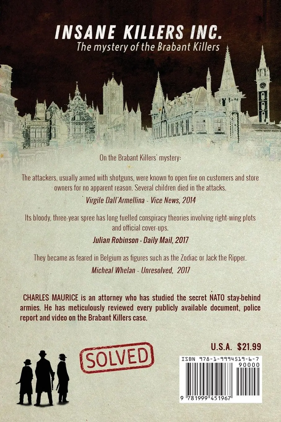 Rückseite: 9781999451967 | Insane Killers Inc. | Maurice | Taschenbuch | Englisch | 2020 | Rayem