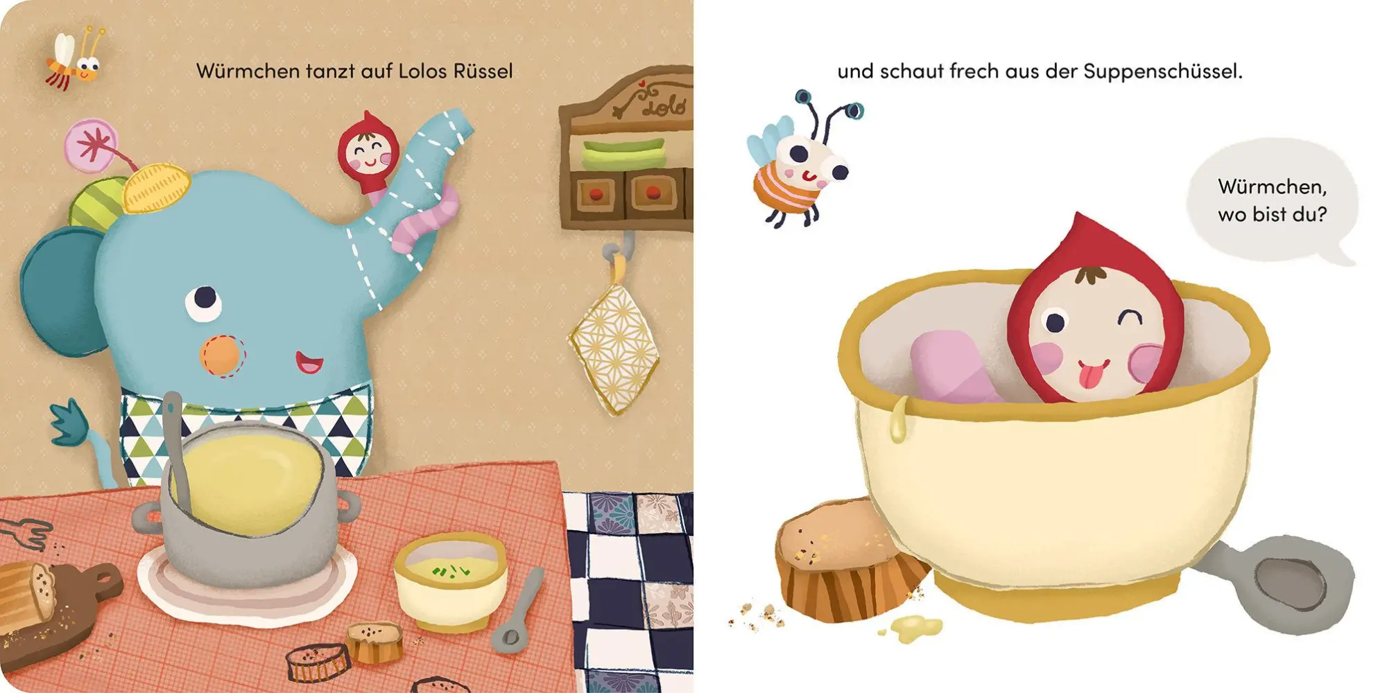Bild: 9783328301967 | Bababoo and friends - Würmchen spielt Verstecken. Kuckuck! - Mein...