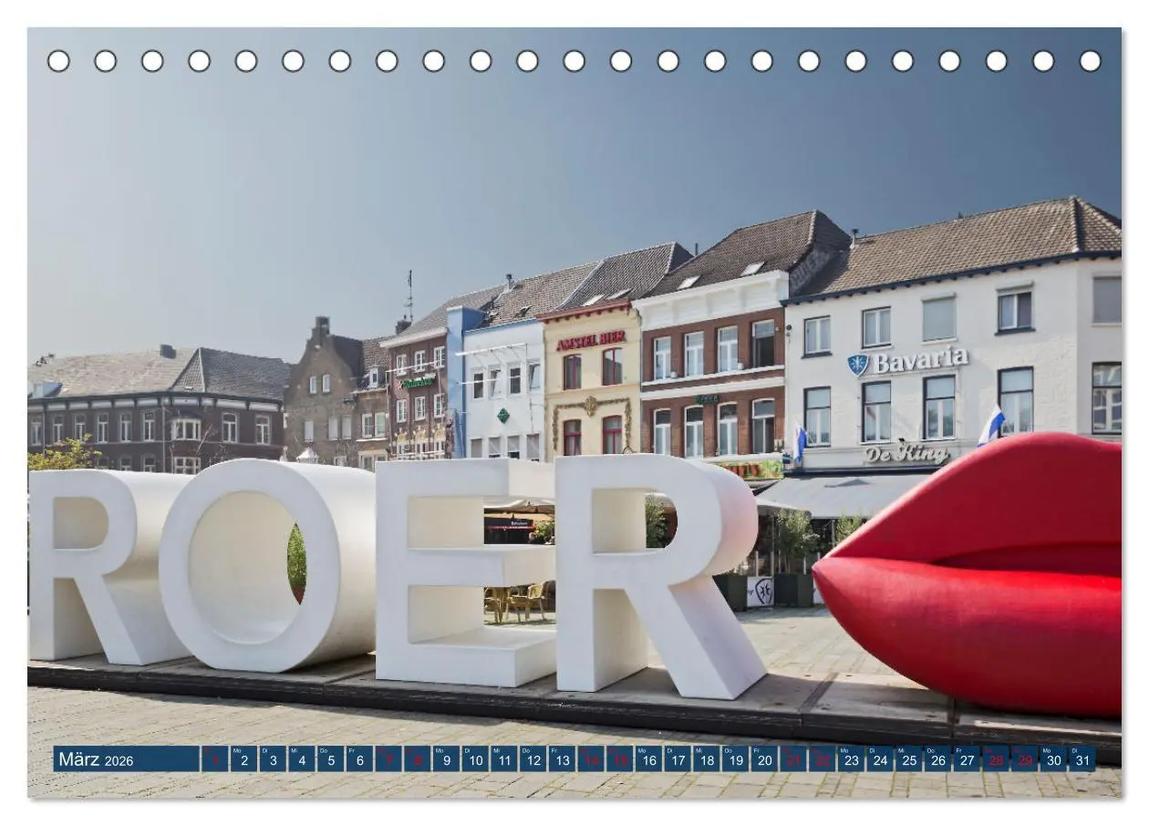Bild: 9783457621967 | ROERMOND (Tischkalender 2026 DIN A5 quer), CALVENDO Monatskalender