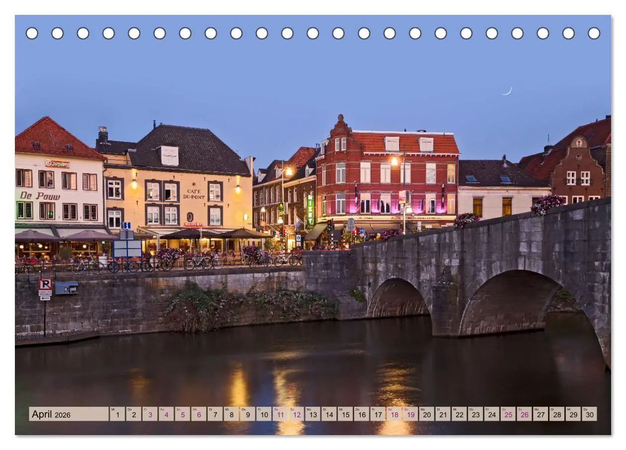 Bild: 9783457621967 | ROERMOND (Tischkalender 2026 DIN A5 quer), CALVENDO Monatskalender