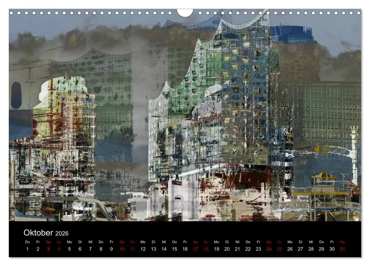 Bild: 9783457861967 | Elbphilharmonie-ARTig (Wandkalender 2026 DIN A3 quer), CALVENDO...