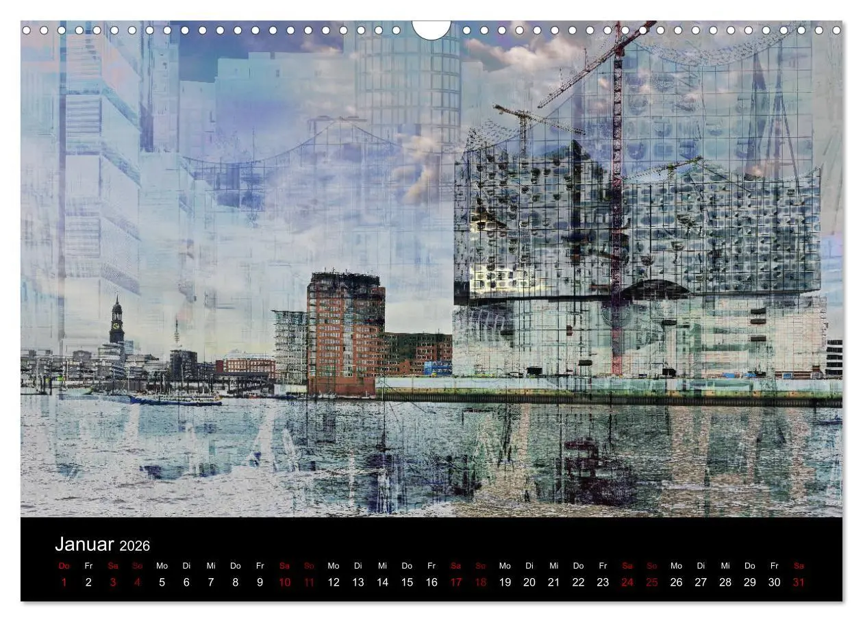 Bild: 9783457861967 | Elbphilharmonie-ARTig (Wandkalender 2026 DIN A3 quer), CALVENDO...