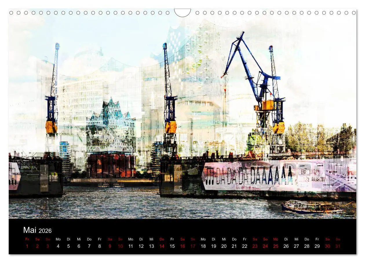 Bild: 9783457861967 | Elbphilharmonie-ARTig (Wandkalender 2026 DIN A3 quer), CALVENDO...