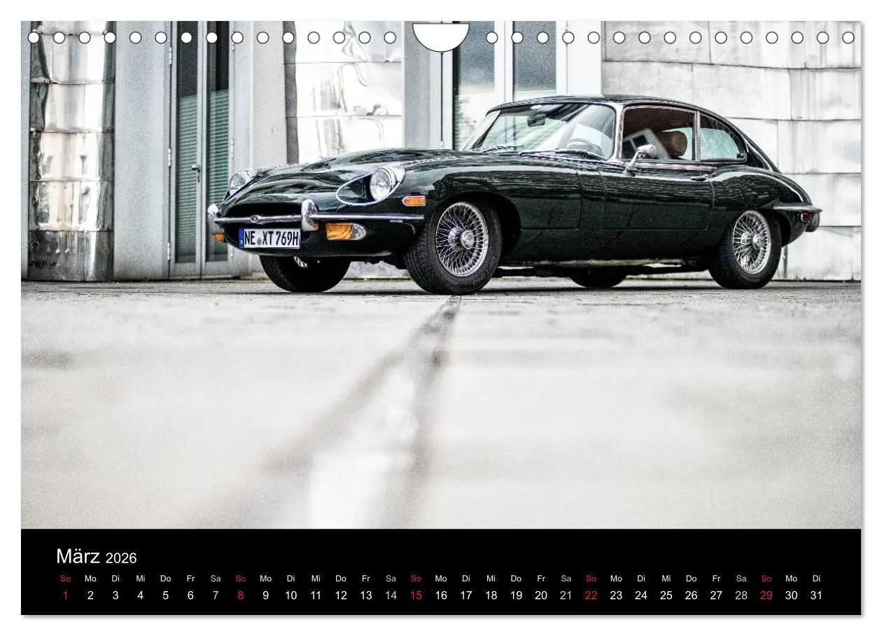 Bild: 9783516021967 | Jaguar E-Type 2026 (Wandkalender 2026 DIN A4 quer), CALVENDO...