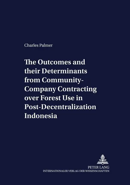 Cover: 9783631551967 | The Outcomes and their Determinants from Community-Company...