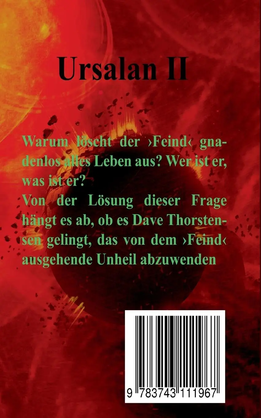 Rückseite: 9783743111967 | Ursalan II | Klaus Kandel | Taschenbuch | 240 S. | Deutsch | 2017