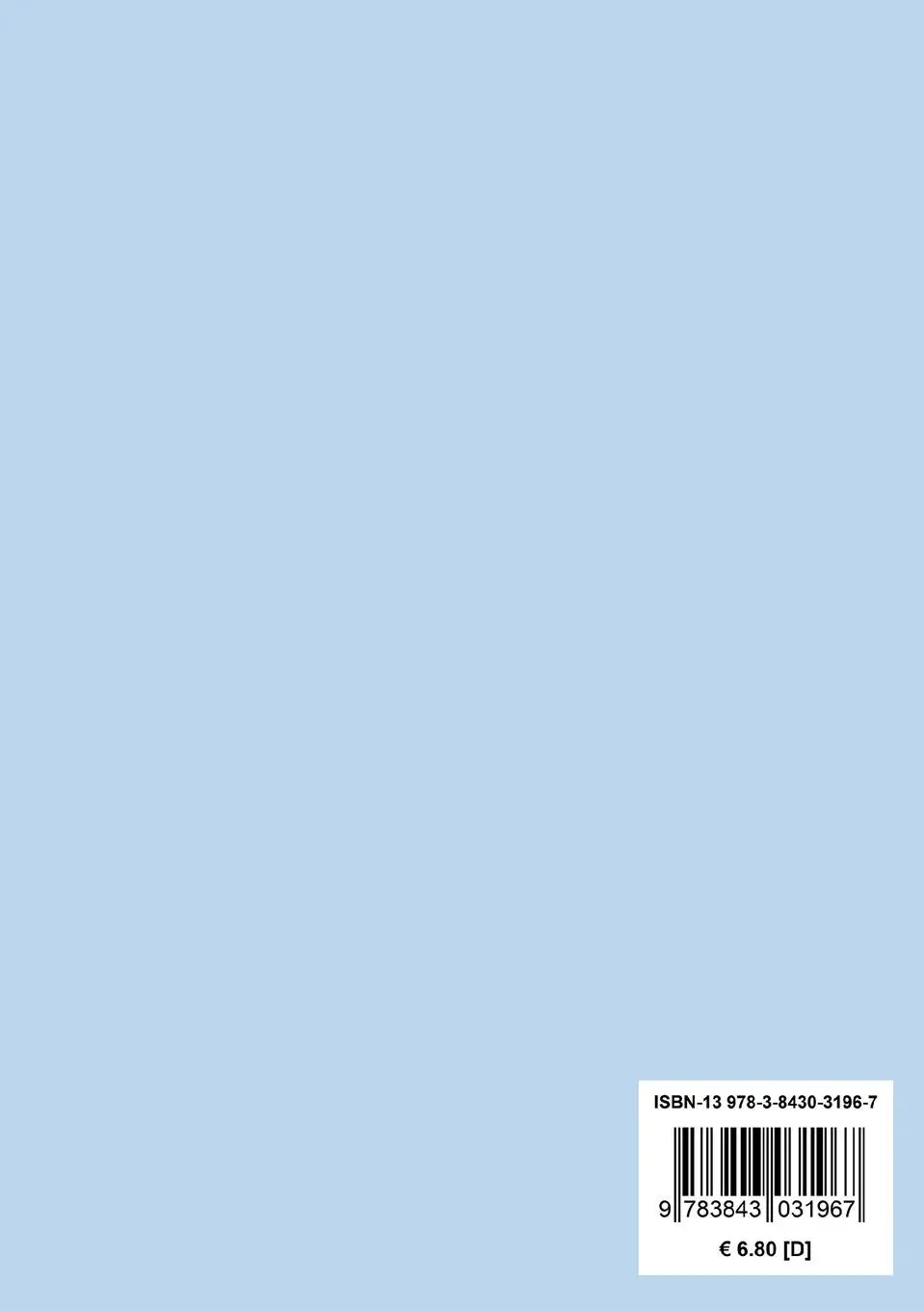 Rückseite: 9783843031967 | Woyzeck | Georg Büchner | Taschenbuch | 52 S. | Deutsch | 2013
