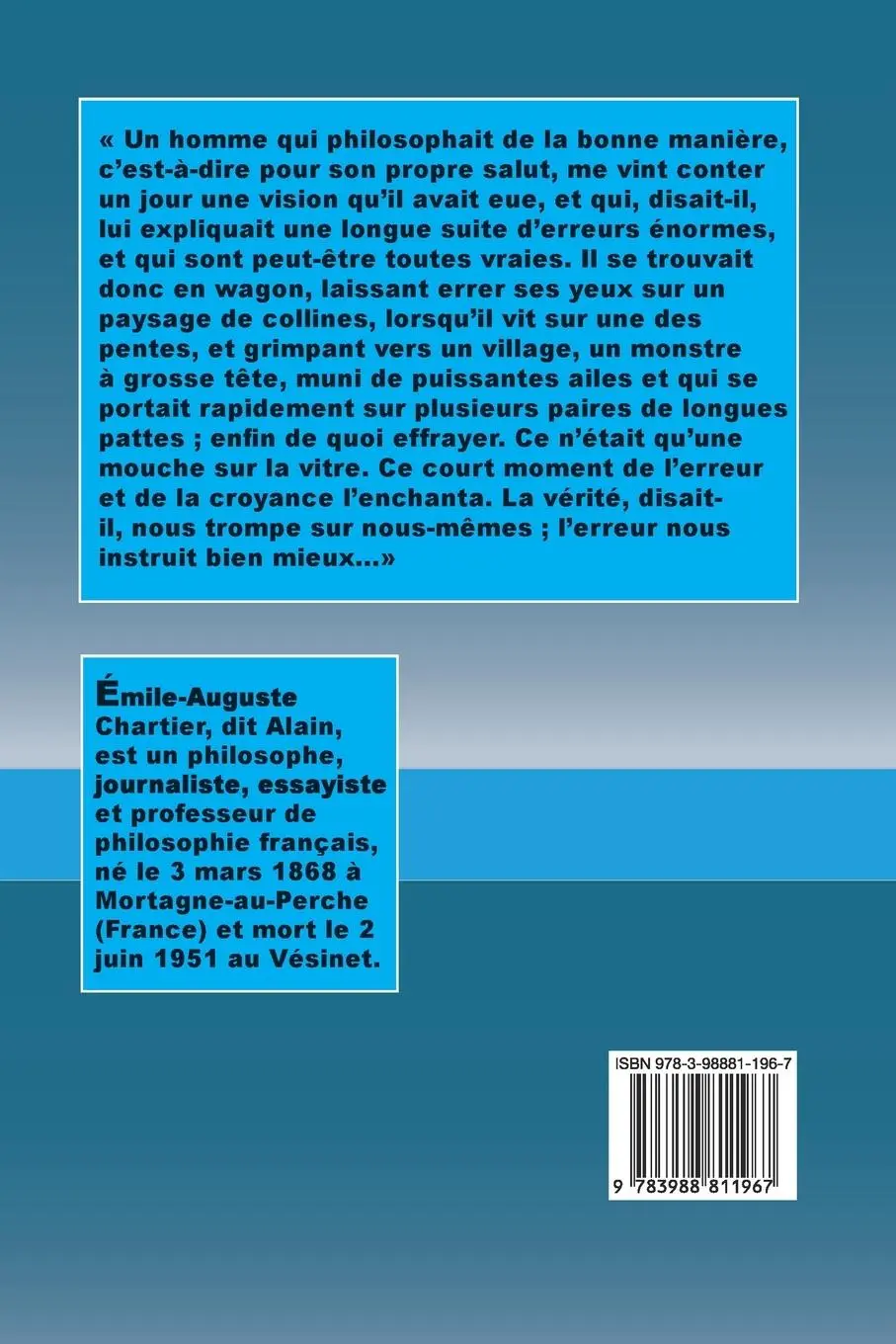 Rückseite: 9783988811967 | Les Dieux | Alain | Taschenbuch | Französisch | 2023 | Prodinnova