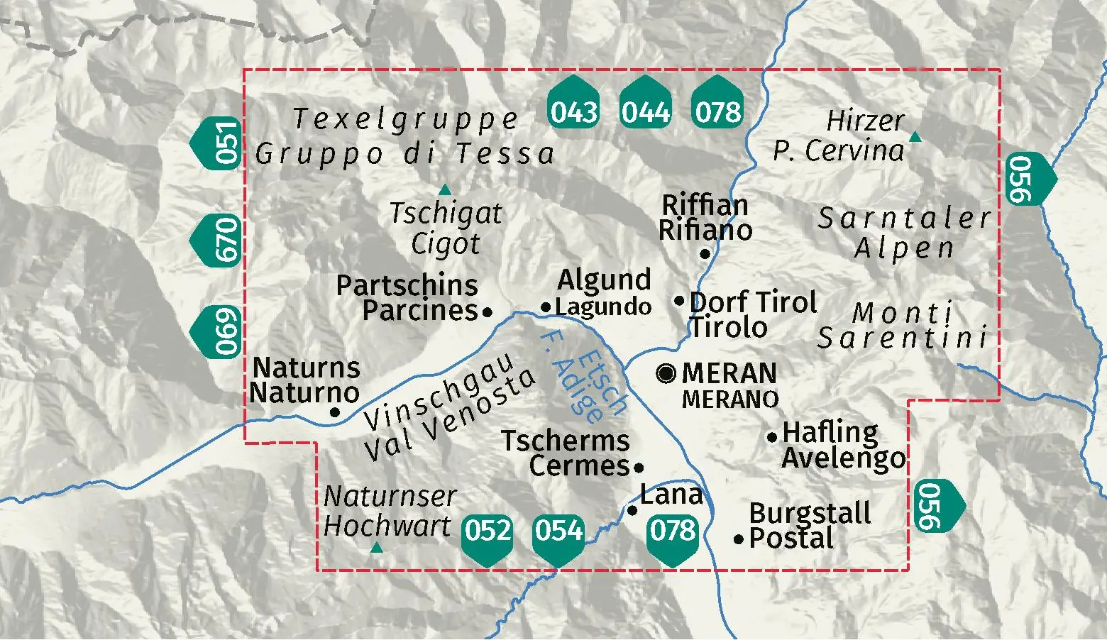 Bild: 9783991541967 | KOMPASS Wanderkarte 053 Meran / Merano 1:25.000 | (Land-)Karte | 2025