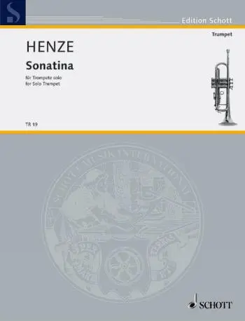 Cover: 9790001101967 | Sonatine | Hans Werner Henze | Buch | Schott Music | EAN 9790001101967