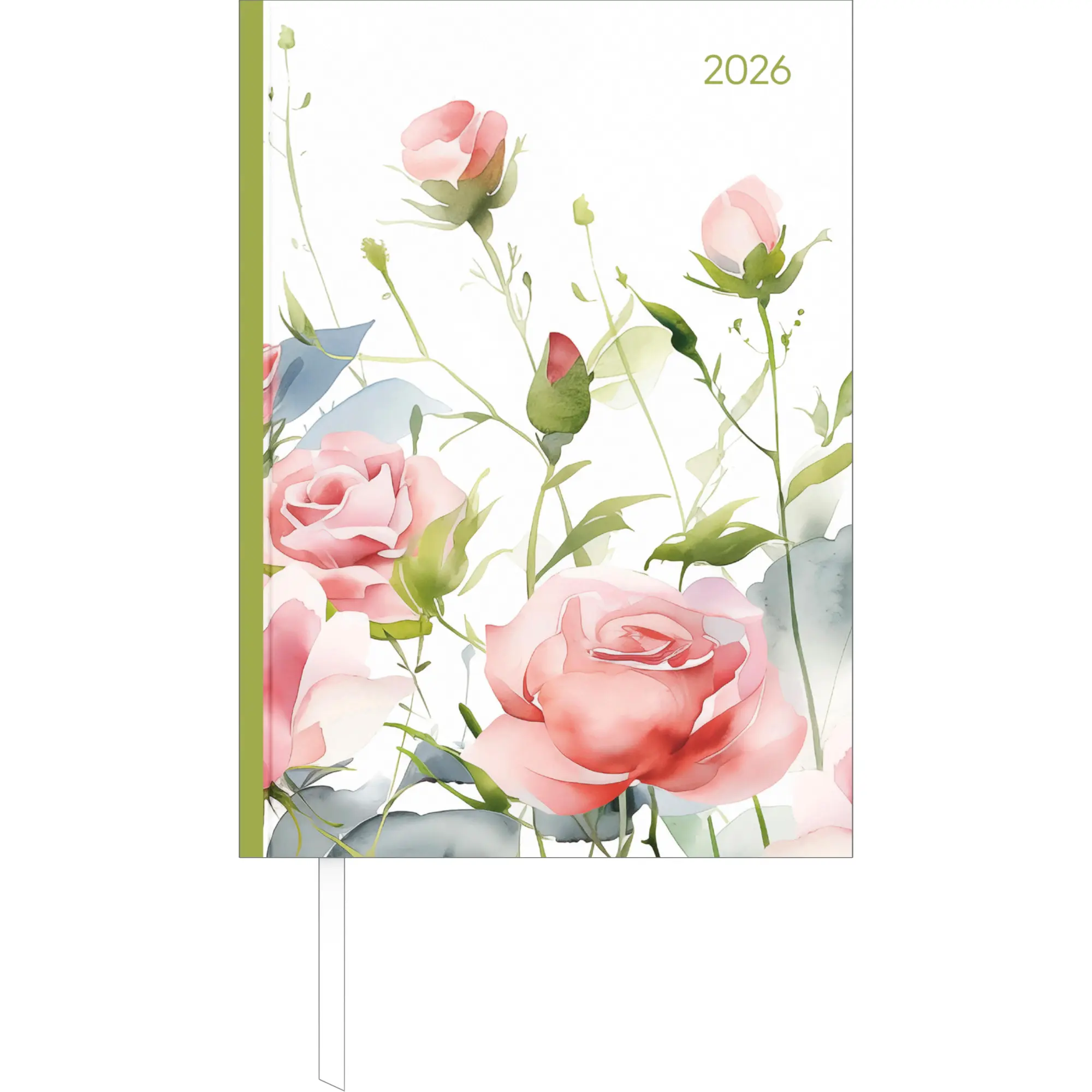 Cover: 4069095002067 | Buchkalender Style Roses 2026 - Büro-Kalender A5 - Cheftimer - 1...