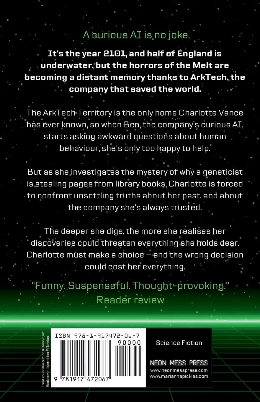 Rückseite: 9781917472067 | Artificial Selection | A Near-Future Science Fiction Mystery Novel