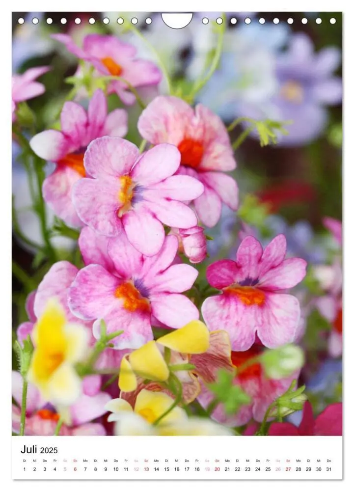 Bild: 9783457132067 | Ein Jahr voller Blumen (Wandkalender 2025 DIN A4 hoch), CALVENDO...