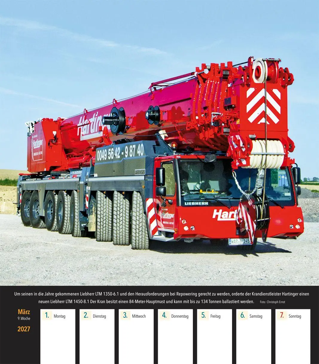 Bild: 9783751612067 | Schwertransporte 2027 | Wochenkalender mit 53 Abbildungen | Kalender