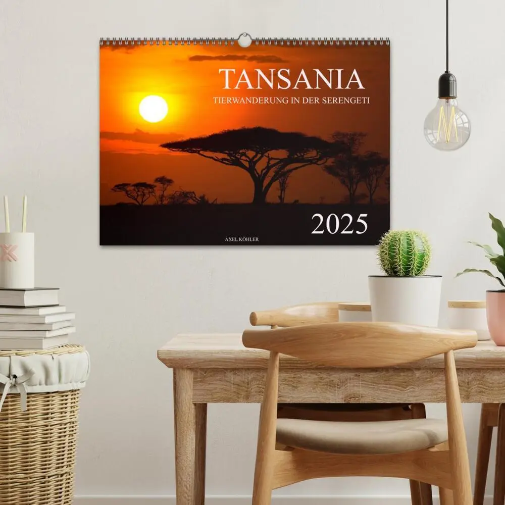 Bild: 9783435342167 | Tansania - Tierwanderung in der Serengeti (Wandkalender 2025 DIN A3...
