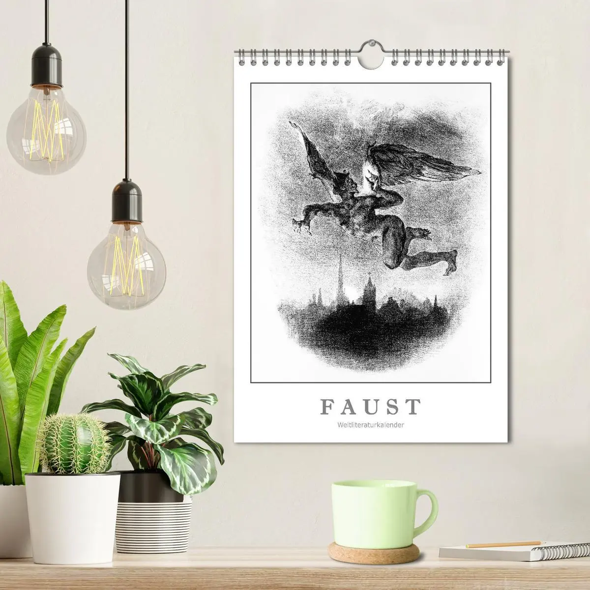Bild: 9783457292167 | Faust - Weltliteraturkalender (Wandkalender 2026 DIN A4 hoch),...