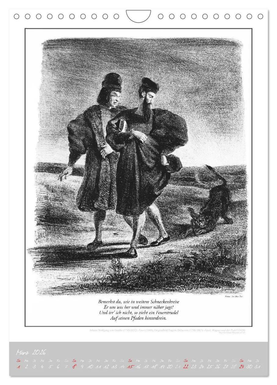 Bild: 9783457292167 | Faust - Weltliteraturkalender (Wandkalender 2026 DIN A4 hoch),...