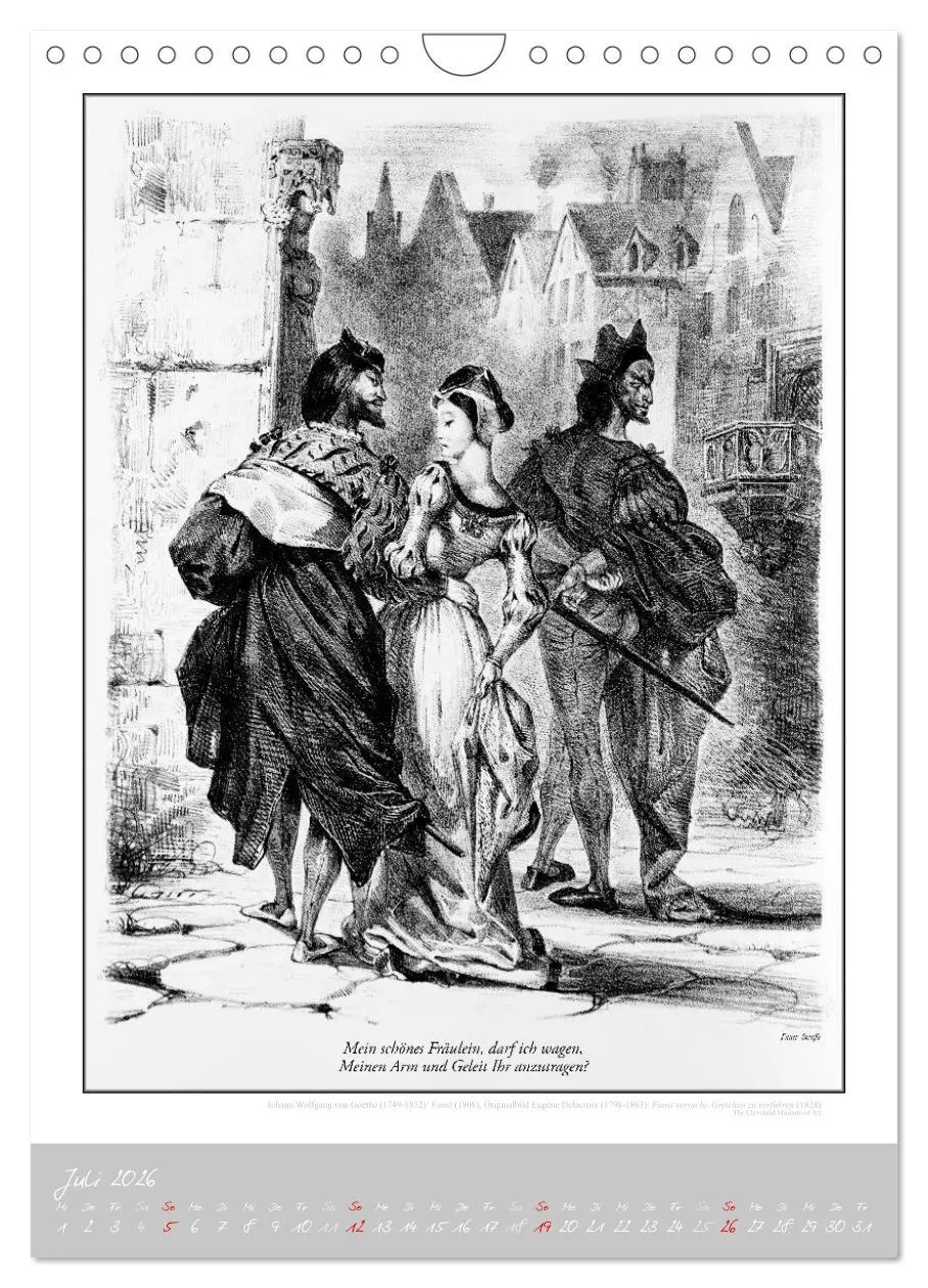 Bild: 9783457292167 | Faust - Weltliteraturkalender (Wandkalender 2026 DIN A4 hoch),...