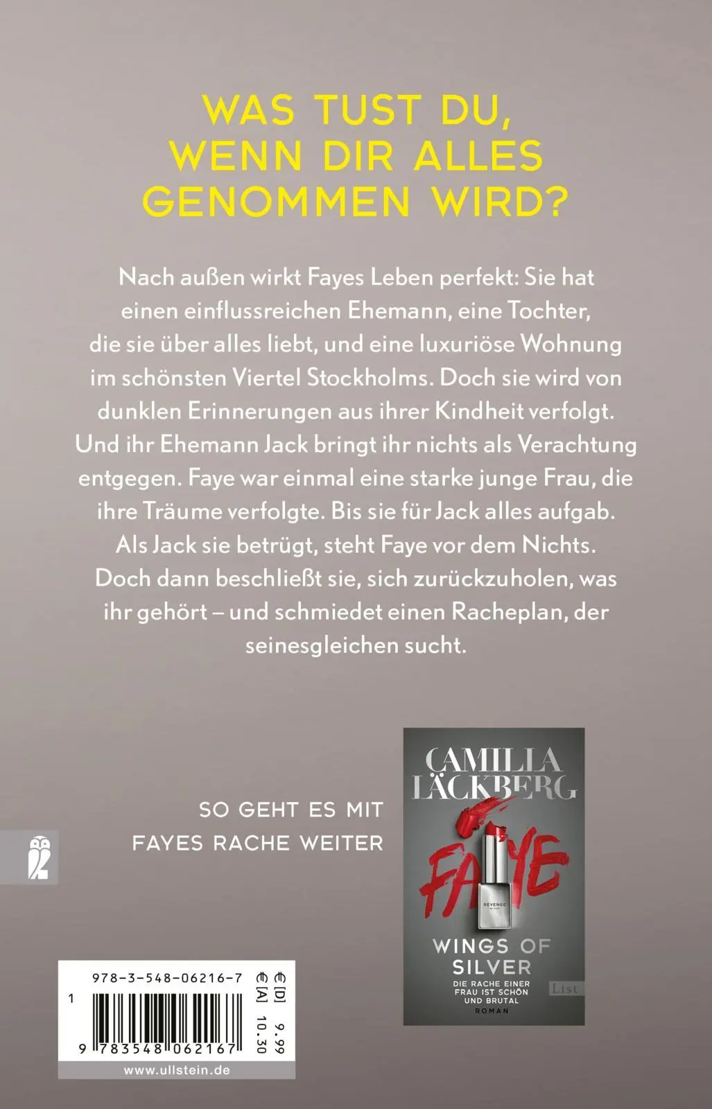 Rückseite: 9783548062167 | Golden Cage. Die Rache einer Frau ist schön und brutal | Roman | Buch
