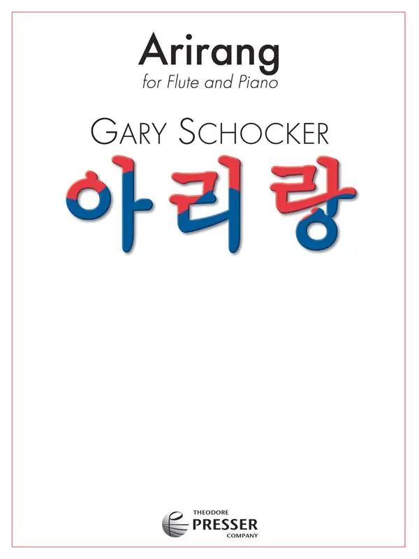 Cover: 9781598062267 | Arirang | For Flute and Piano | Gary Schocker | Buch + Einzelstimme(n)