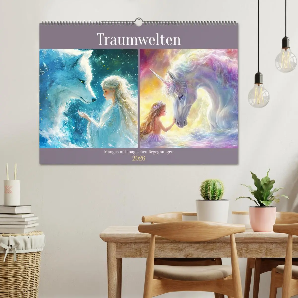 Bild: 9783457352267 | Traumwelten. Mangas mit magischen Begegnungen (Wandkalender 2026...