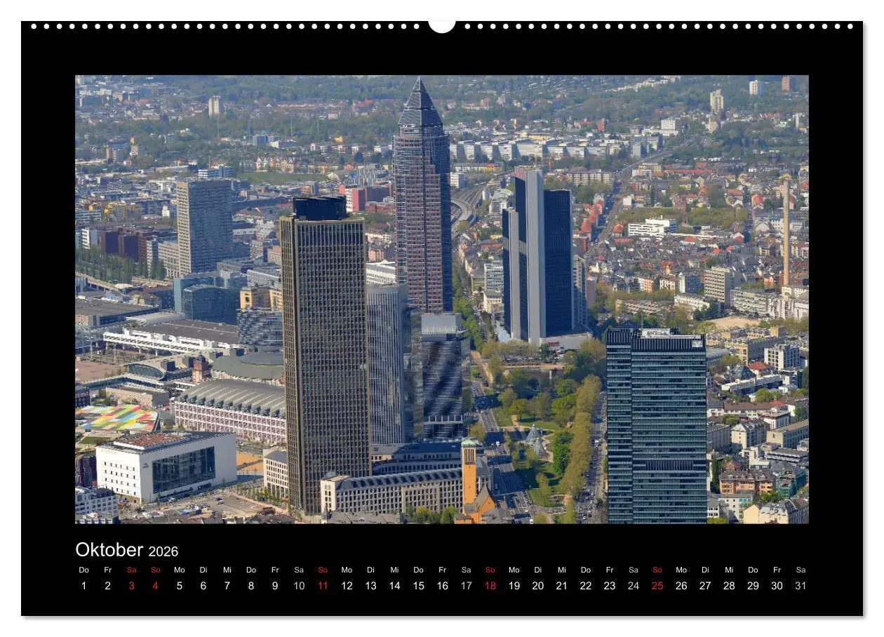 Bild: 9783457972267 | über den Dächern von FRANKFURT (hochwertiger Premium Wandkalender...