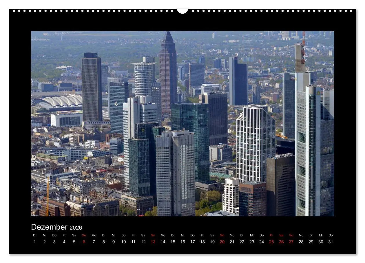 Bild: 9783457972267 | über den Dächern von FRANKFURT (hochwertiger Premium Wandkalender...