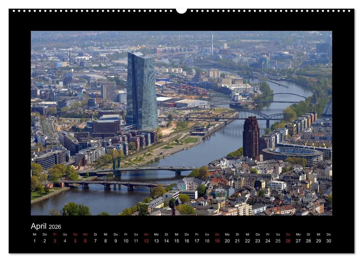 Bild: 9783457972267 | über den Dächern von FRANKFURT (hochwertiger Premium Wandkalender...