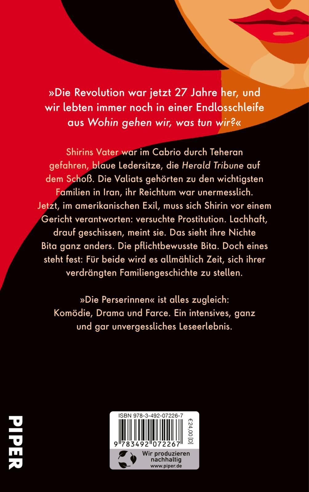Rückseite: 9783492072267 | Die Perserinnen | Roman Shortlist des Women´s Prize for Fiction 2025