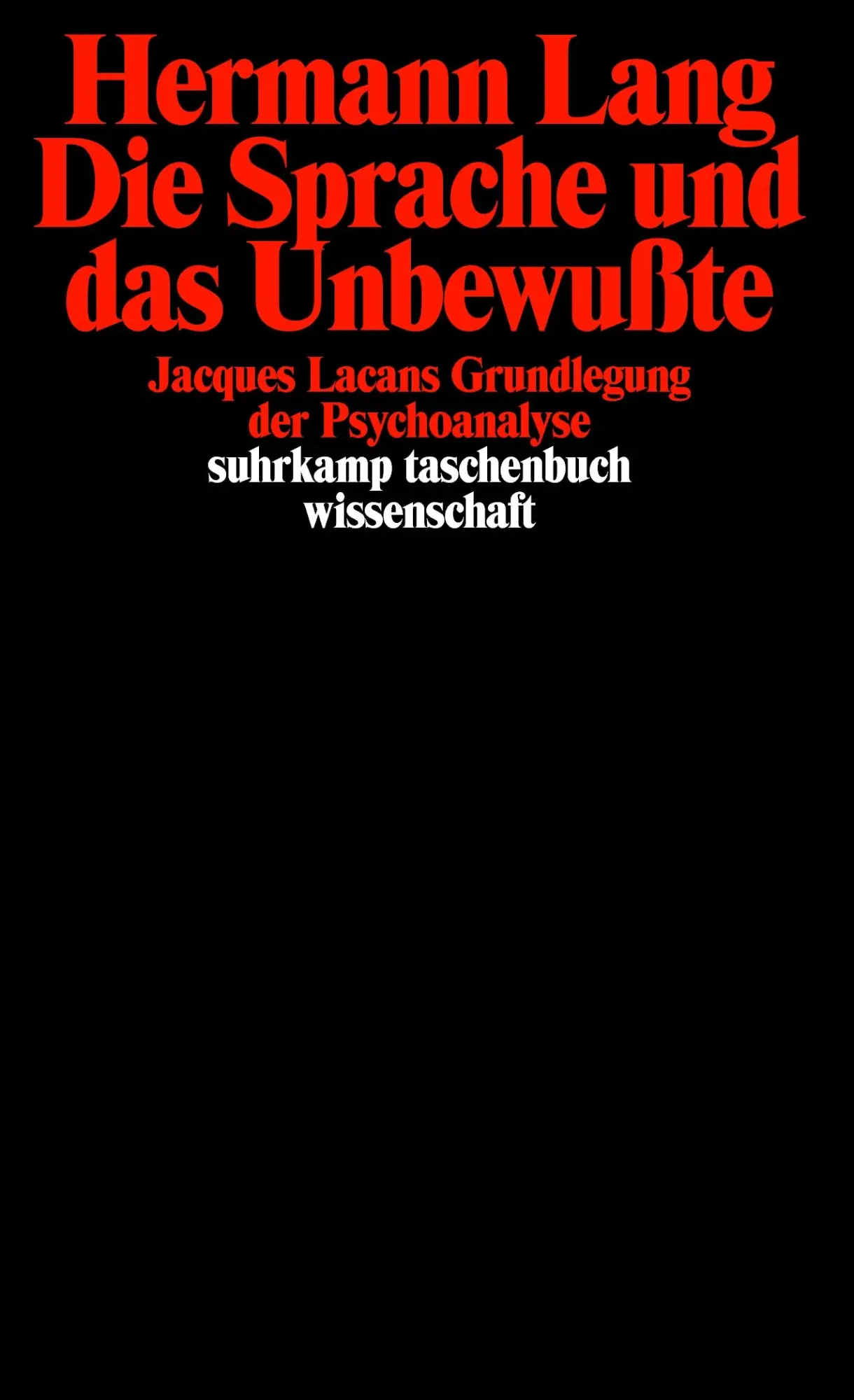 Cover: 9783518282267 | Die Sprache und das Unbewußte | Hermann Lang | Taschenbuch | 326 S.