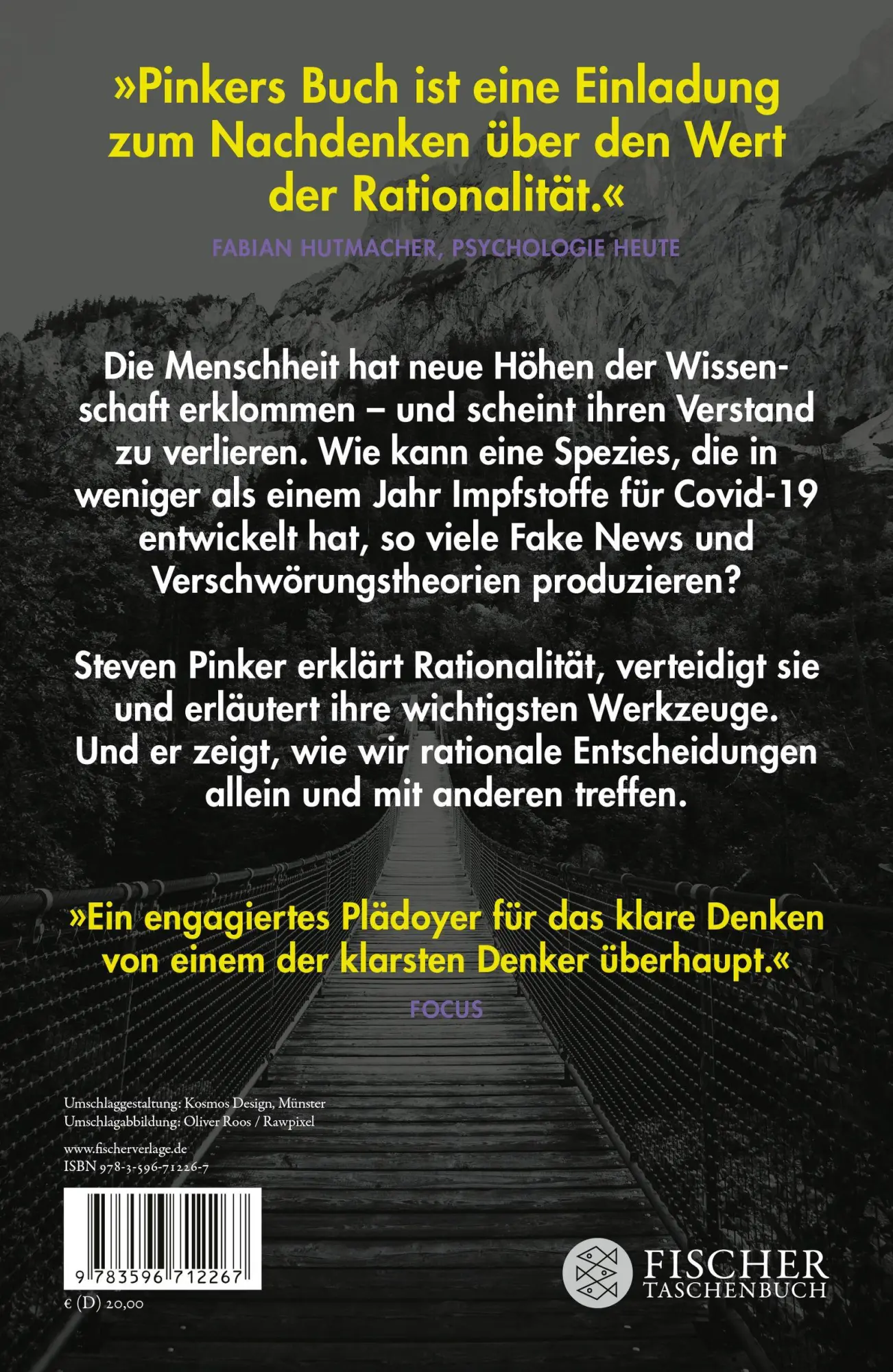 Rückseite: 9783596712267 | Mehr Rationalität | Steven Pinker | Taschenbuch | 432 S. | Deutsch