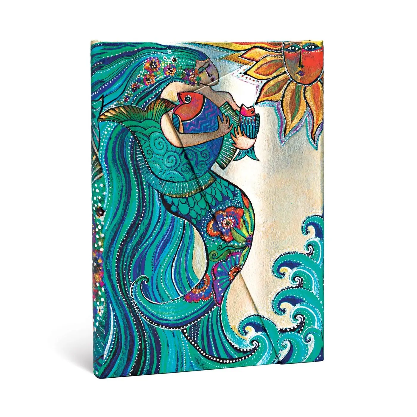 Cover: 9781439722367 | Ocean Song MIDI Lined Hardcover Journal, 160pg, 120gsm, Laurel...