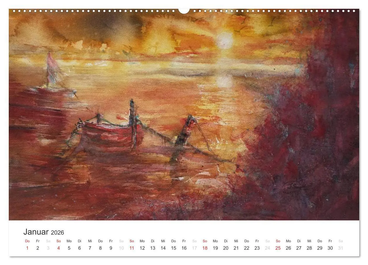 Bild: 9783457962367 | Die Atmosphäre des Impressionismus (Wandkalender 2026 DIN A2 quer),...