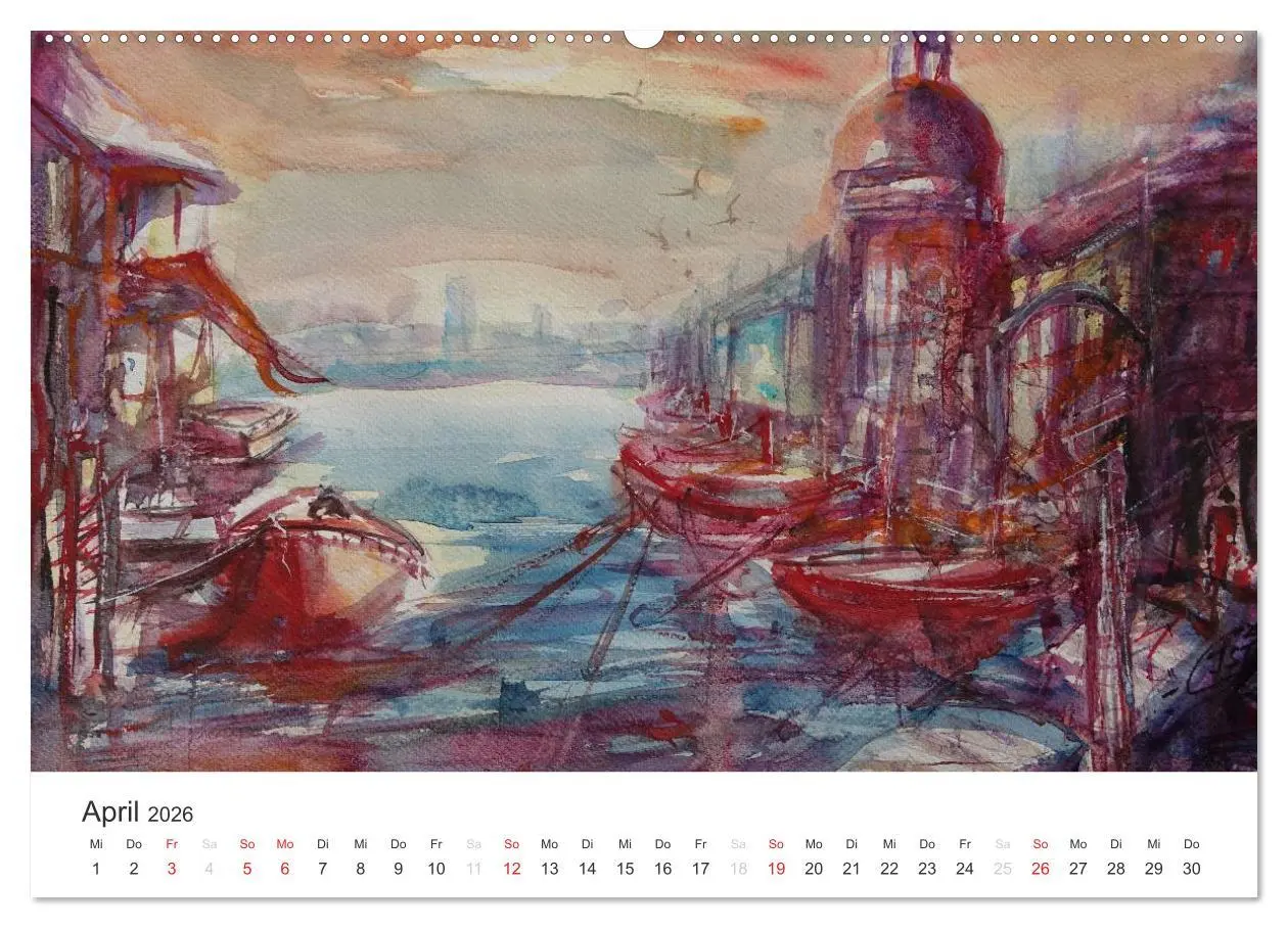 Bild: 9783457962367 | Die Atmosphäre des Impressionismus (Wandkalender 2026 DIN A2 quer),...
