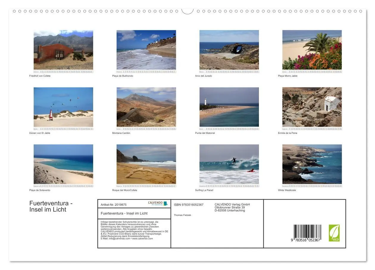 Bild: 9783516052367 | Fuerteventura - Insel im Licht (hochwertiger Premium Wandkalender...