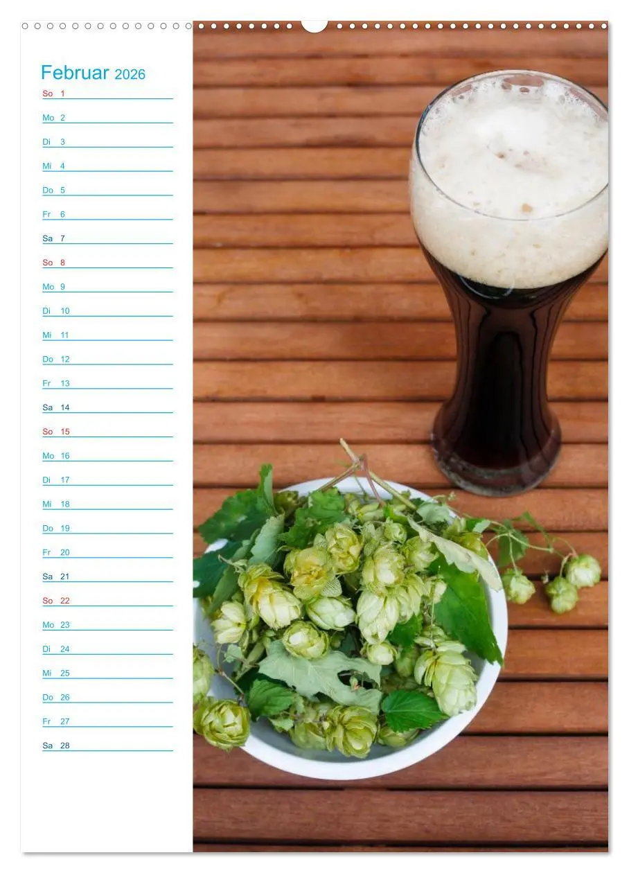 Bild: 9783516432367 | Bier (hochwertiger Premium Wandkalender 2026 DIN A2 hoch),...