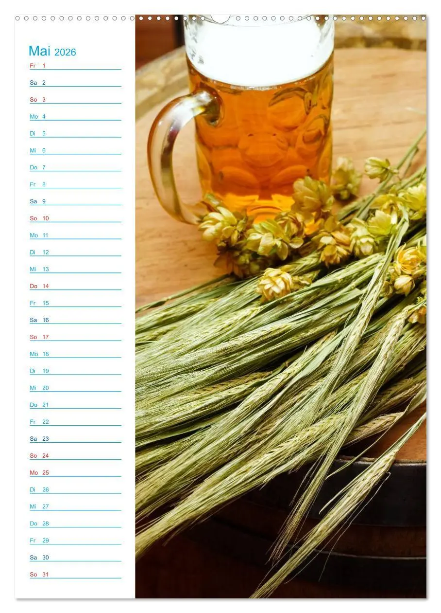 Bild: 9783516432367 | Bier (hochwertiger Premium Wandkalender 2026 DIN A2 hoch),...