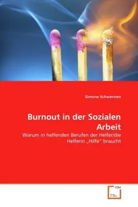 Cover: 9783639362367 | Burnout in der Sozialen Arbeit | Simone Schwennen | Taschenbuch