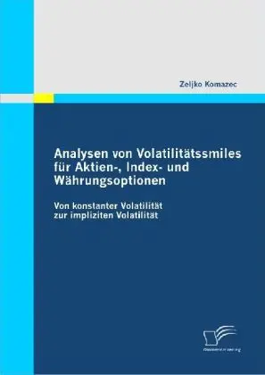 Cover: 9783836682367 | Analysen von Volatilitätssmiles für Aktien-, Index- und...