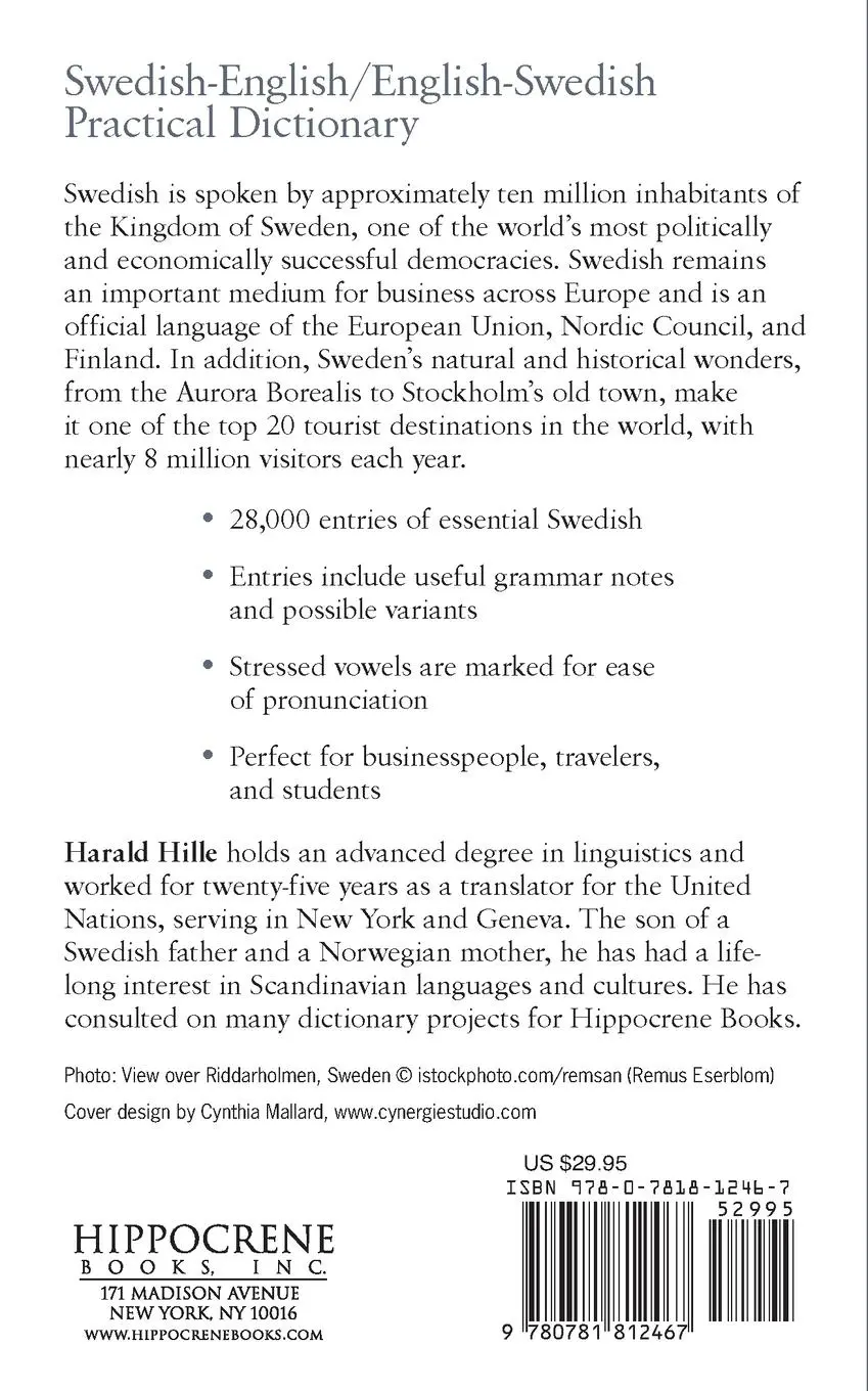 Rückseite: 9780781812467 | Swedish-English English/Swedish Practical Dictionary | Harald Hille